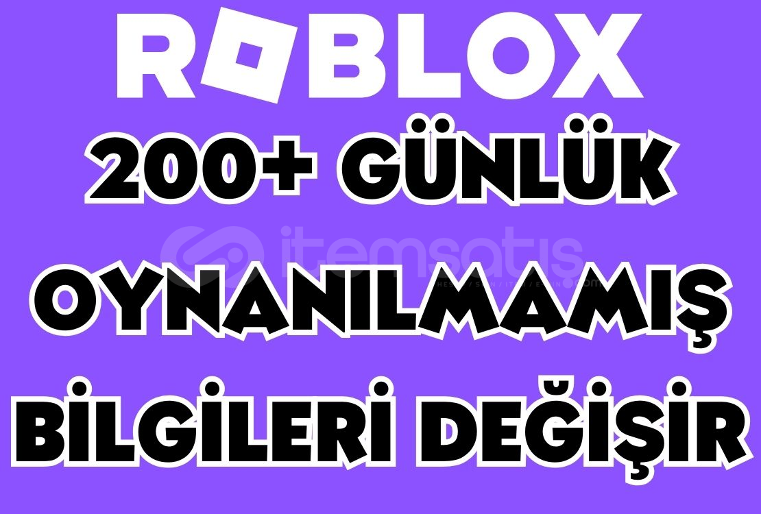 ❤️ Roblox ❤️ 200+ GÜNLÜK FRESH HESAP ❤️ Roblox ❤️ 200+ GÜNLÜK FRESH HESAP