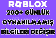 ❤️ Roblox ❤️ 200 GÜNLÜK TEMİZ HESAP