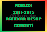 Roblox 2011-2015 Kurulumlu Hesap