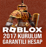 ROBLOX 2017 KURULUM GARANTİLİ HESAP
