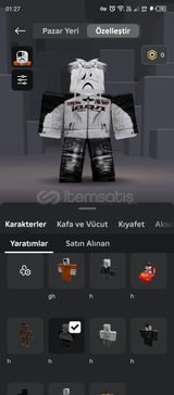 Roblox 2020 hesabı değeri 1 k robux + 