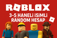 ⭐️Roblox/3-5 Haneli İsimli Random Hesap✅