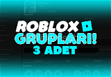 Roblox 3 Adet Grup! {EN UCUZU]
