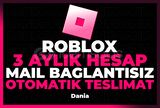 Roblox 3 Aylık Hesap | Garantili