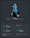 Roblox 32k total limited valueli hesap!
