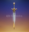 Roblox 3D Hazır UGC - Genshin Style Long Sword