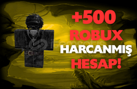 ⭐ROBLOX 500+ ROBUX HARCANMIŞ HESAP⭐