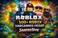 ROBLOX 500+ ROBUX HARCANMIŞ HESAP
