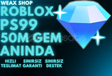 ⭐ROBLOX 50M GEM ANINDA⭐