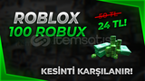 (143) ROBLOX 100 ROBUX KOMİSYON KARŞILANIR