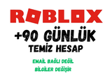 ❤️Roblox ❤️ 90 GÜNLÜK TEMİZ ❤️❤️