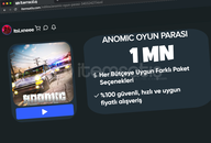 Roblox Anomic 1MN Oyun Parası