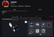 ✨ Roblox aşırı nadir 2012 hesap @CN2004 + 1.6k