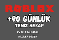 ⭐️Roblox ⭐️ 90 GÜNLÜK TEMİZZ
