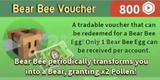 Roblox Bee Swarm Simulator (BSS) Bear Bee Vouch