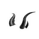 Roblox black iron horns limited