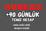 ⭐️Roblox ⭐️ 90+ GÜNLÜK TEMİZ HESAPLAR