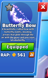 Roblox Blade Ball Butterfly Bow