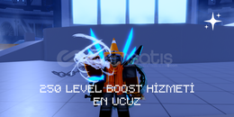 Roblox Blox Fruits 250 Level Boost Hizmeti