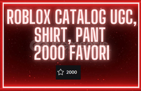 Roblox Catalog Eşyanıza 2000 Favori Roblox Catalog Eşyanıza 2000 Favori