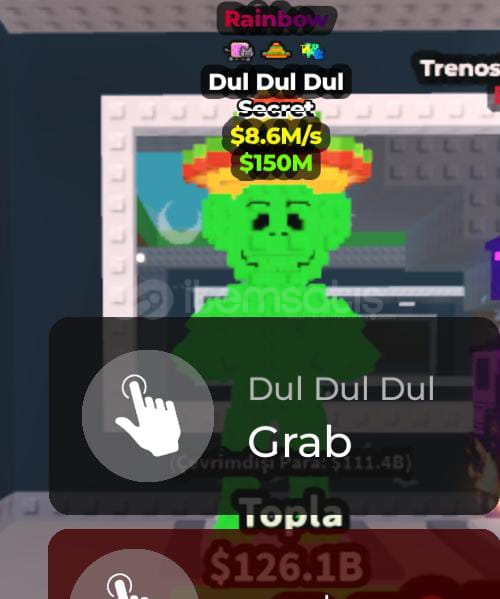 ROBLOX DUL DUL DUL 8.6M/SN RAİNBOW MUTASYONLU  ROBLOX DUL DUL DUL 8.6M/SN RAİNBOW MUTASYONLU