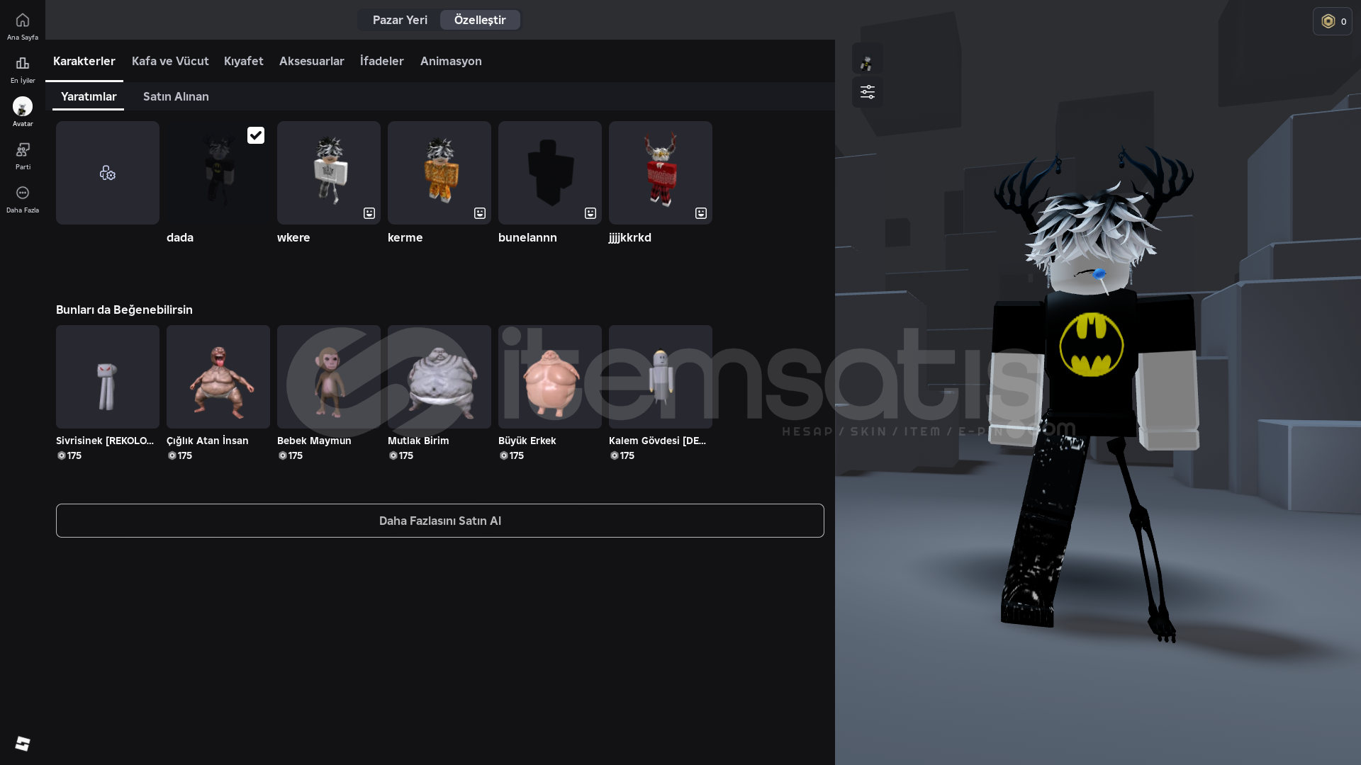 Roblox 4k total en dolu hesap Roblox 4k total en dolu hesap