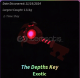 Roblox Fisch 2x The Depths Key 