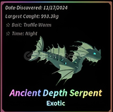 Roblox Fisch Ancient Depth Serpent