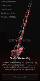 Roblox Fisch Rod Of The Depth's Olta Paketi