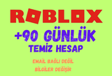 ☘️Roblox☘️ 90 GÜNLÜK TEMİZ