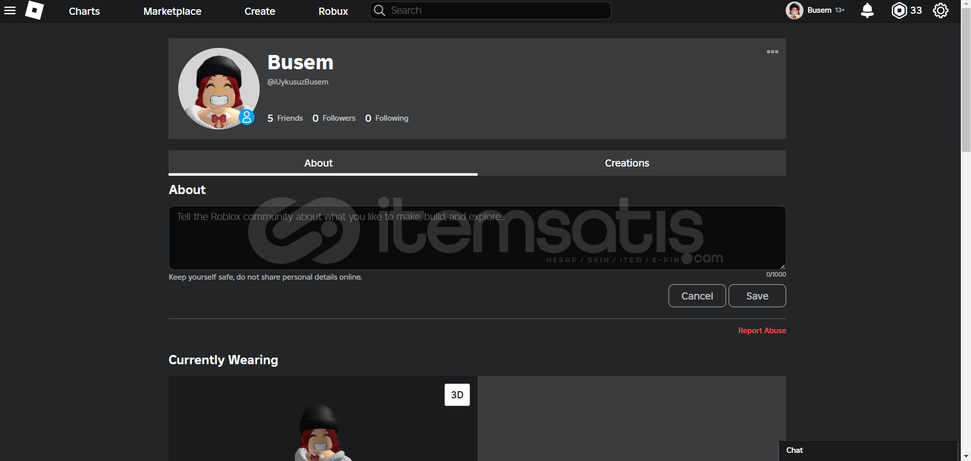 Roblox Full+Full Hesap Roblox Full+Full Hesap