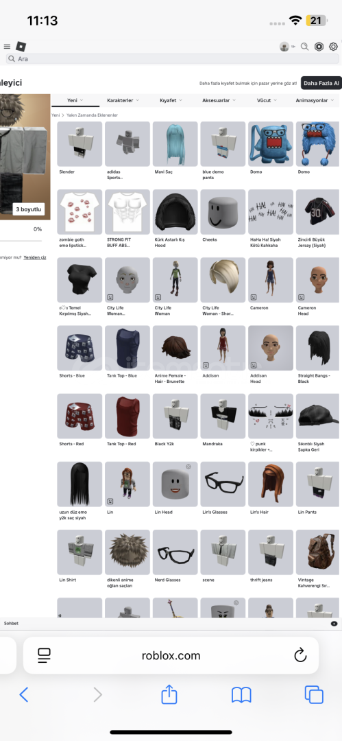 Roblox full hesap Roblox full hesap