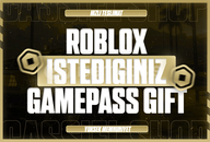 ROBLOX GAMEPASS İSTEDİĞİNİZ GİFT ATILIR