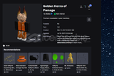 Roblox Golden Horns Hesap