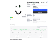 Roblox Green Wistful Wink limited