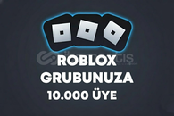 ⚡ | Roblox Grubunuza 10.000 Üye