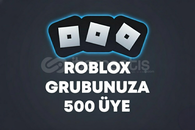 ⚡ | Roblox Grubunuza 500 Üye