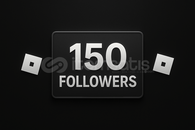 ⚡ | Roblox Hesabınıza 150 Takipçi