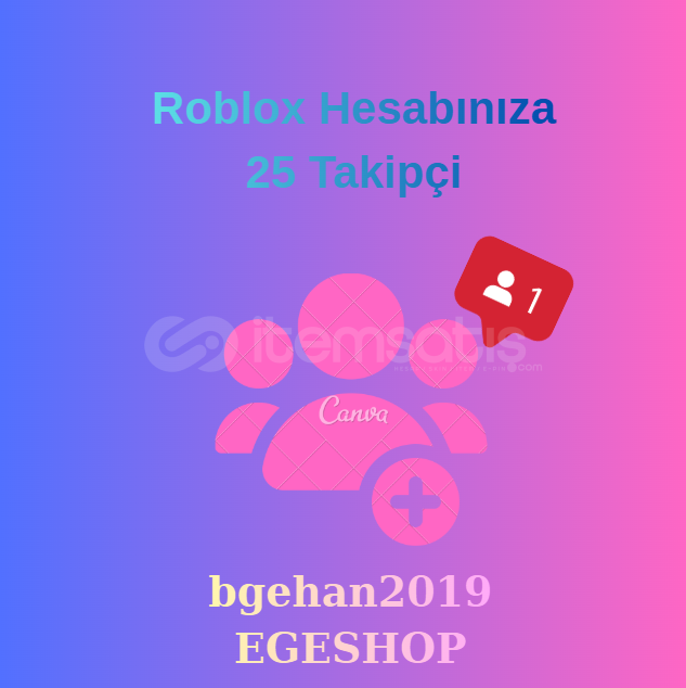 ✅ Roblox Hesabınıza 25 TAKİPÇİ! (Açıklamayı Oku) ✅ Roblox Hesabınıza 25 TAKİPÇİ! (Açıklamayı Oku)