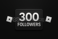 ⚡ | Roblox Hesabınıza 300 Takipçi