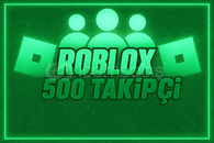 ✨Roblox Hesabınıza 500 Adet Takipçi