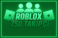 ✨[İNDİRİM!!] Roblox Hesabınıza 750 Adet Takipçi
