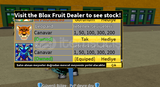 Roblox Hesap (Blox fruits) 