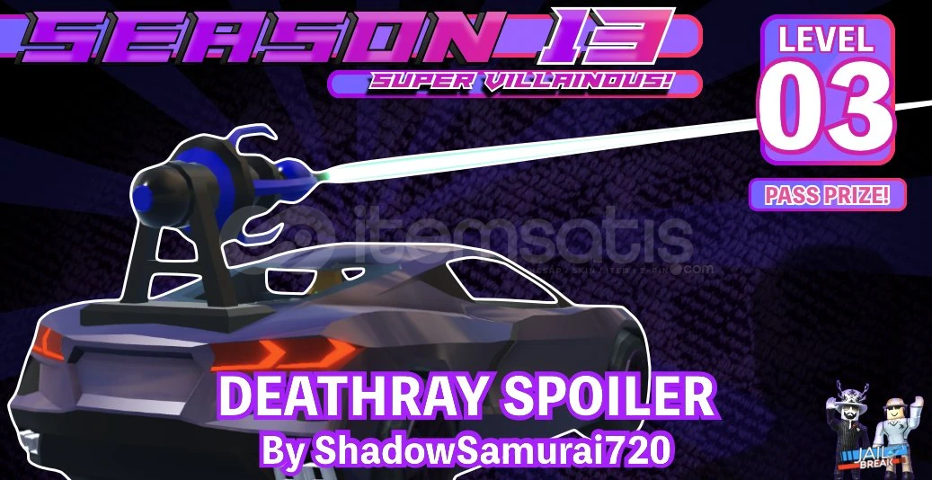 Roblox Jailbreak DEATHRAY (SPOİLER) Roblox Jailbreak DEATHRAY (SPOİLER)