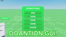 ⭐ ROBLOX KENDİ OYUNUNUZA DONATİON GUİ⭐