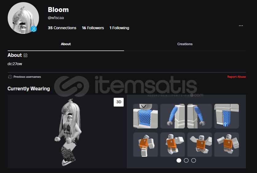 Roblox Kız/Erkek Hesap Aktif gelirli hesap Roblox Kız/Erkek Hesap Aktif gelirli hesap