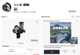 ROBLOX KORBLOX DOLU HESAP 120K+ 