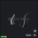 Roblox Limited Black Iron Horns BIH