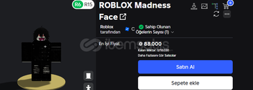 Roblox Limited Madness Face
