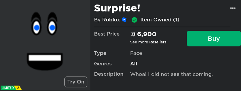 Roblox Limited Suprise!